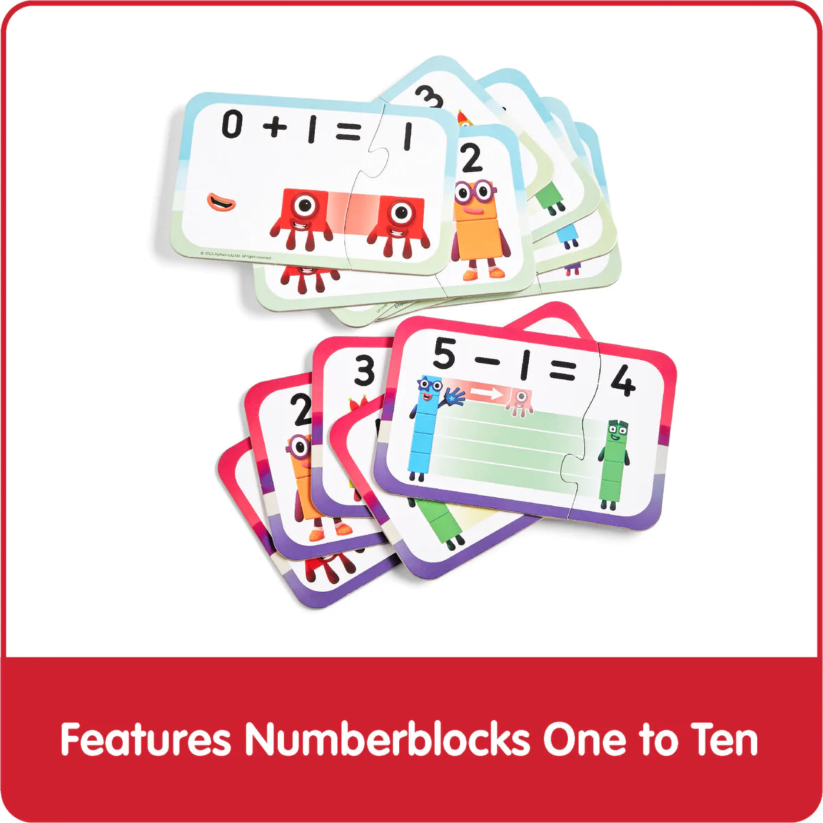 Hand2Mind - Numberblocks Adding and Subtracting Puzzle Set
