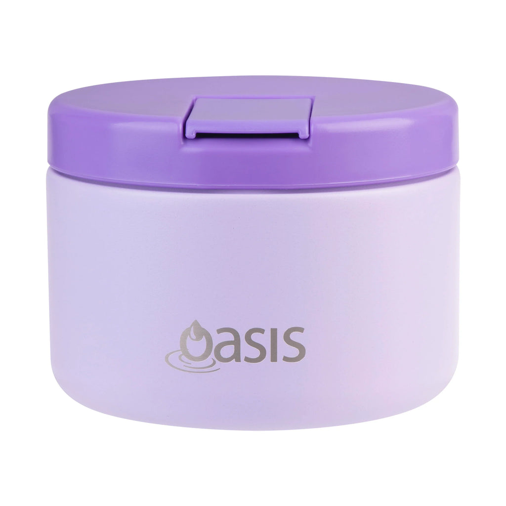 Oasis - Stainless Steel Double Wall Insulated Food Flask With Quick Release Lid - 300ml