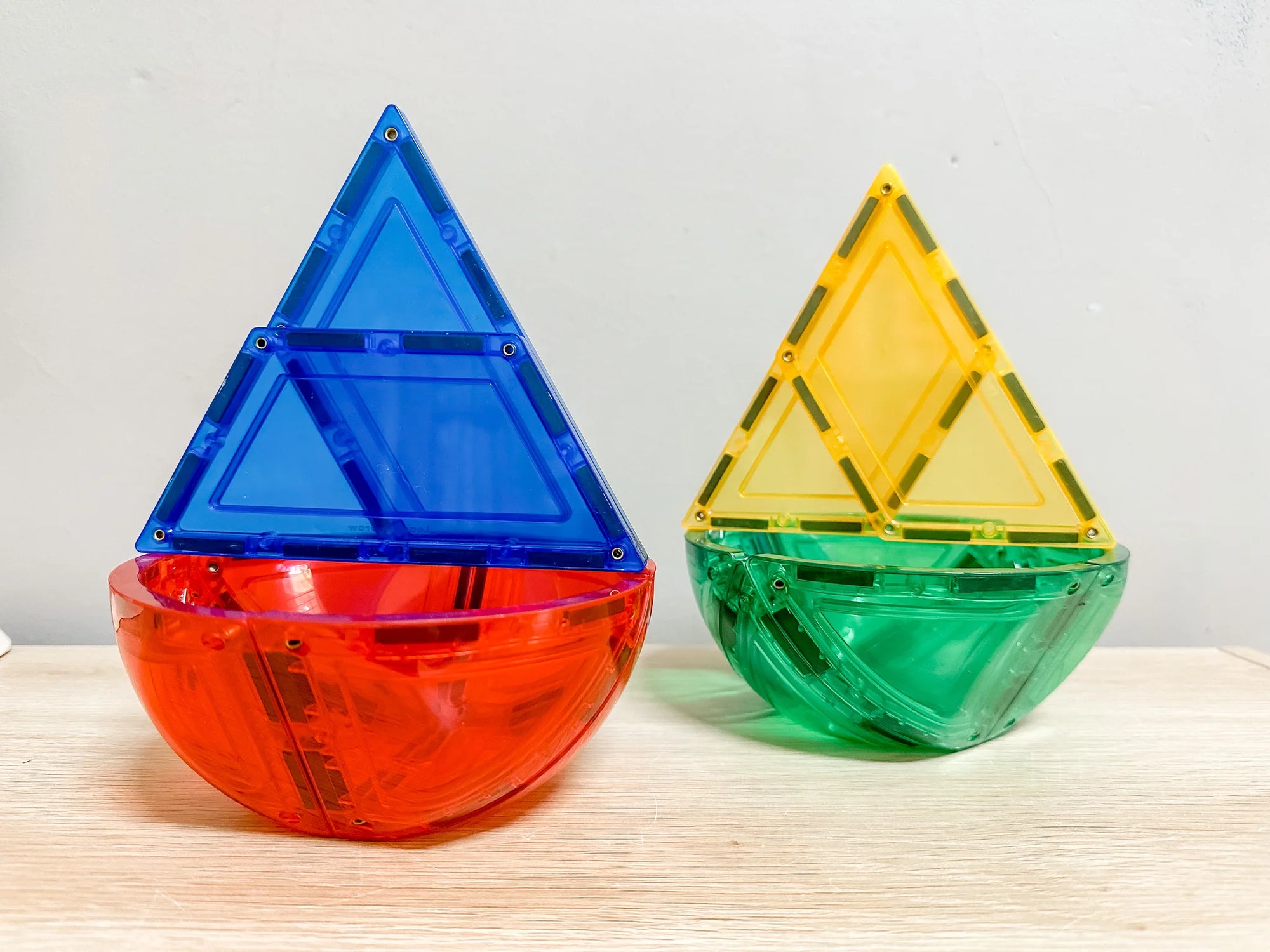 Learn & Grow Magnetic Tiles - Dome Pack -18 piece