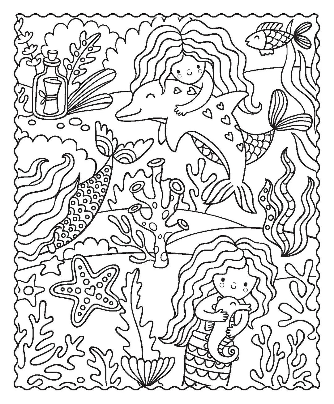 Book | Markerific - Activity Folder - Mermaid Metallics
