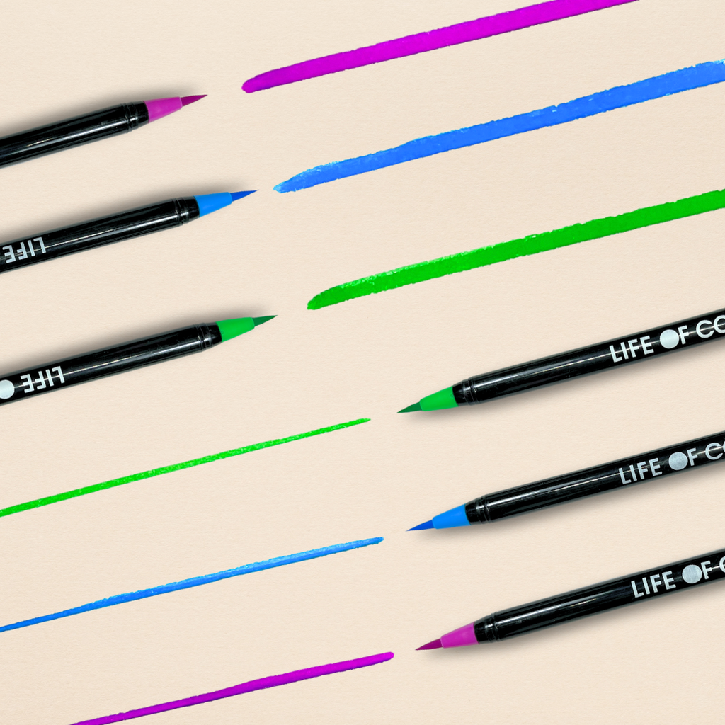 Life of Colour - Watercolour Brush Pens - Set of 20