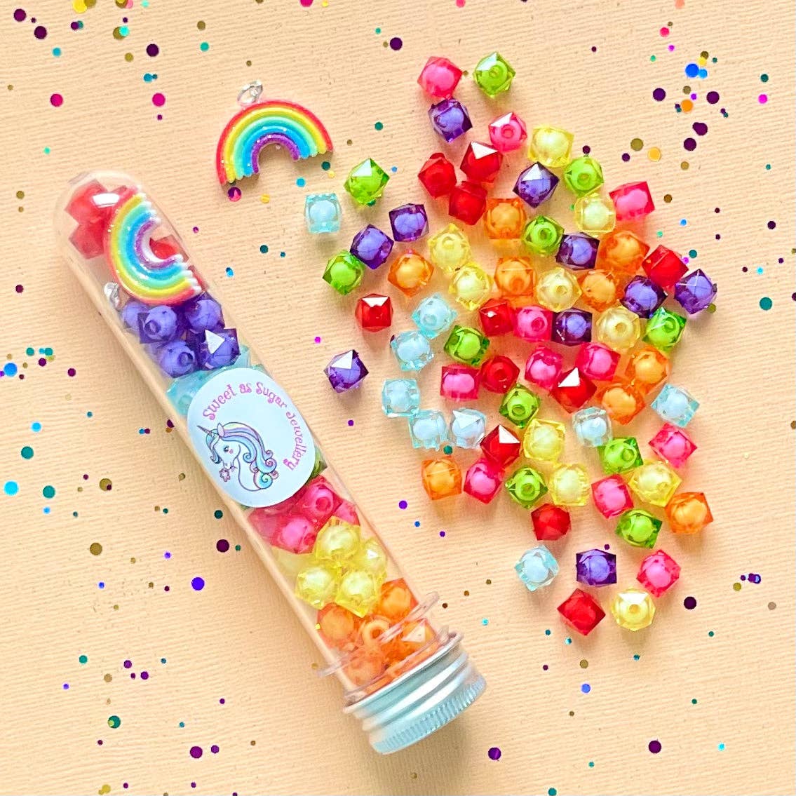 Sweet as Sugar Jewellery Making Kits Test Tube Necklace DIY