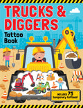 Book | Trucks & Diggers - Tattoo Activity Book