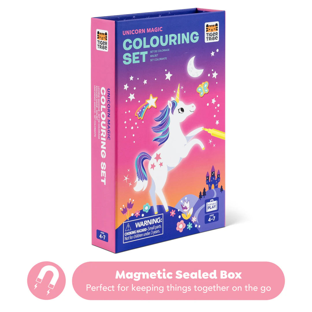 Tiger Tribe - Colouring Set - Unicorn Magic