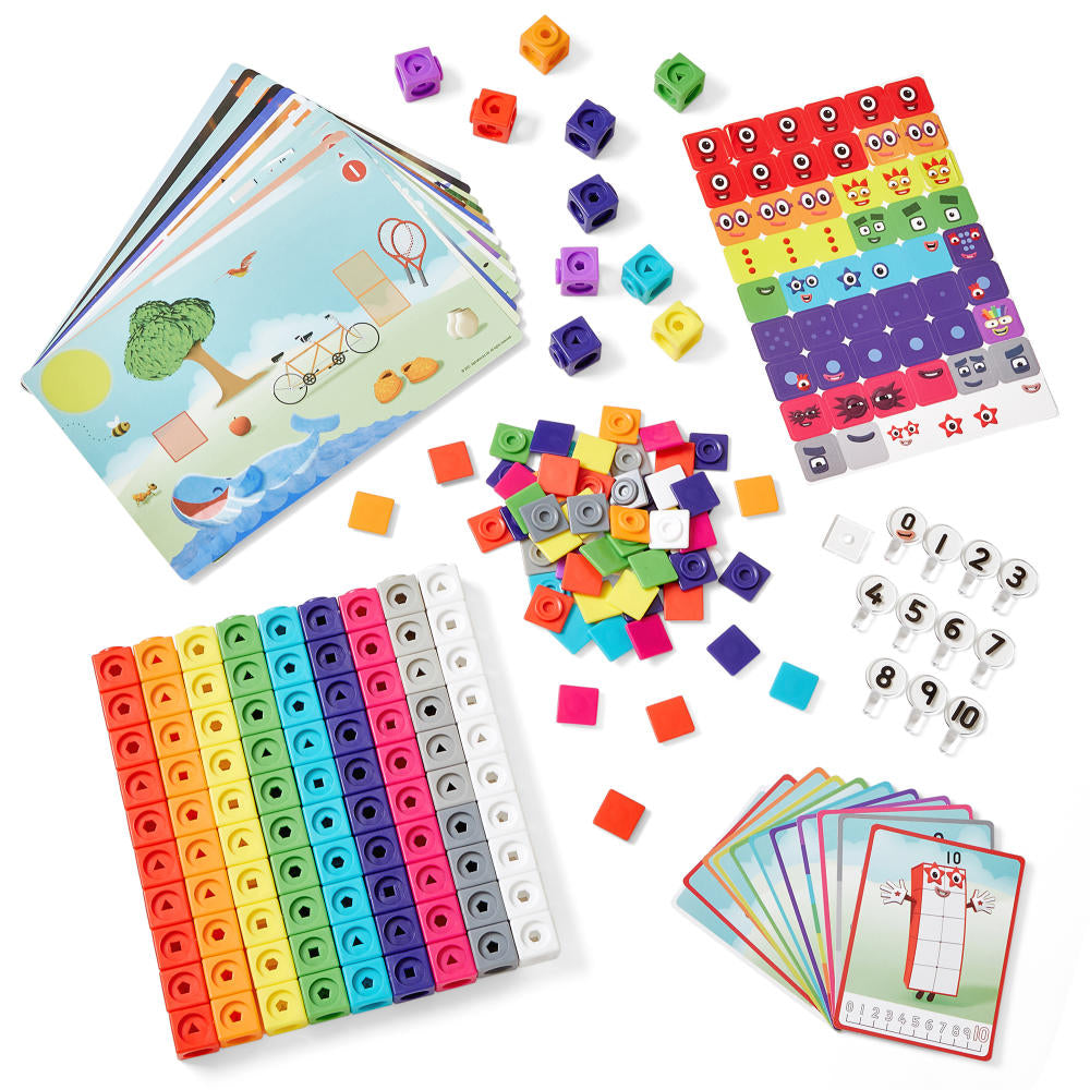 Hand2Mind - Numberblocks MathLink Cubes 1–10 Activity Set