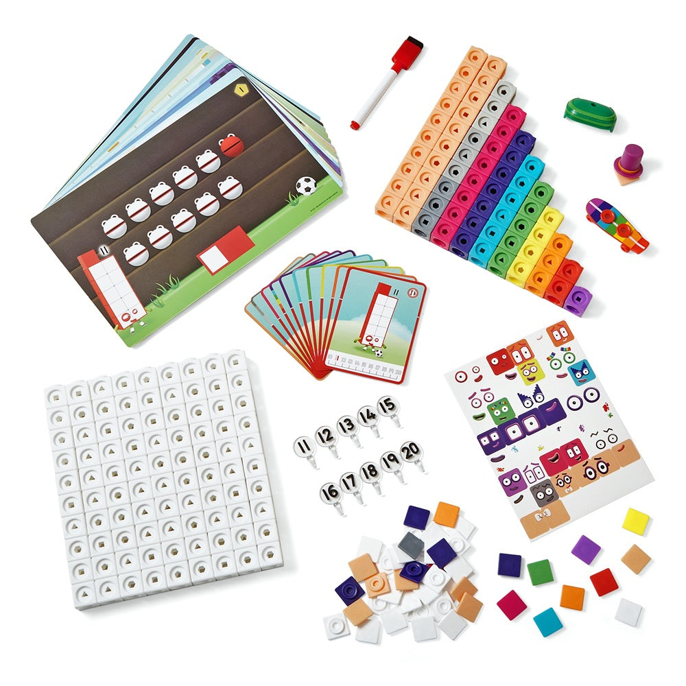 Hand2Mind - Numberblocks MathLink® Cubes 11-20 Activity Set