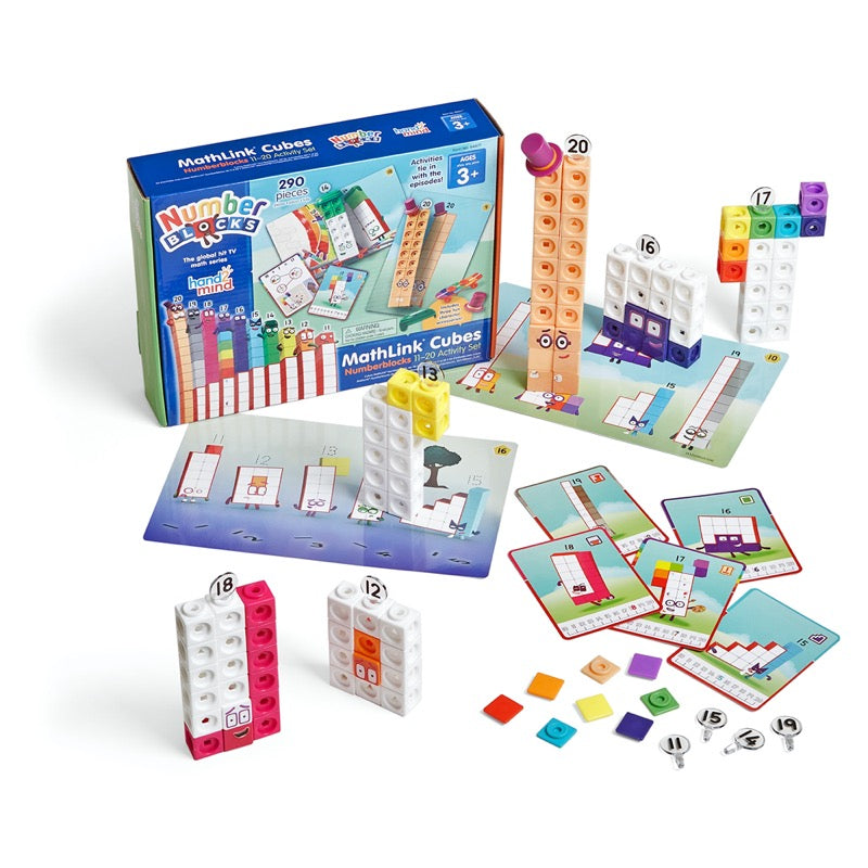 Hand2Mind - Numberblocks MathLink® Cubes 11-20 Activity Set