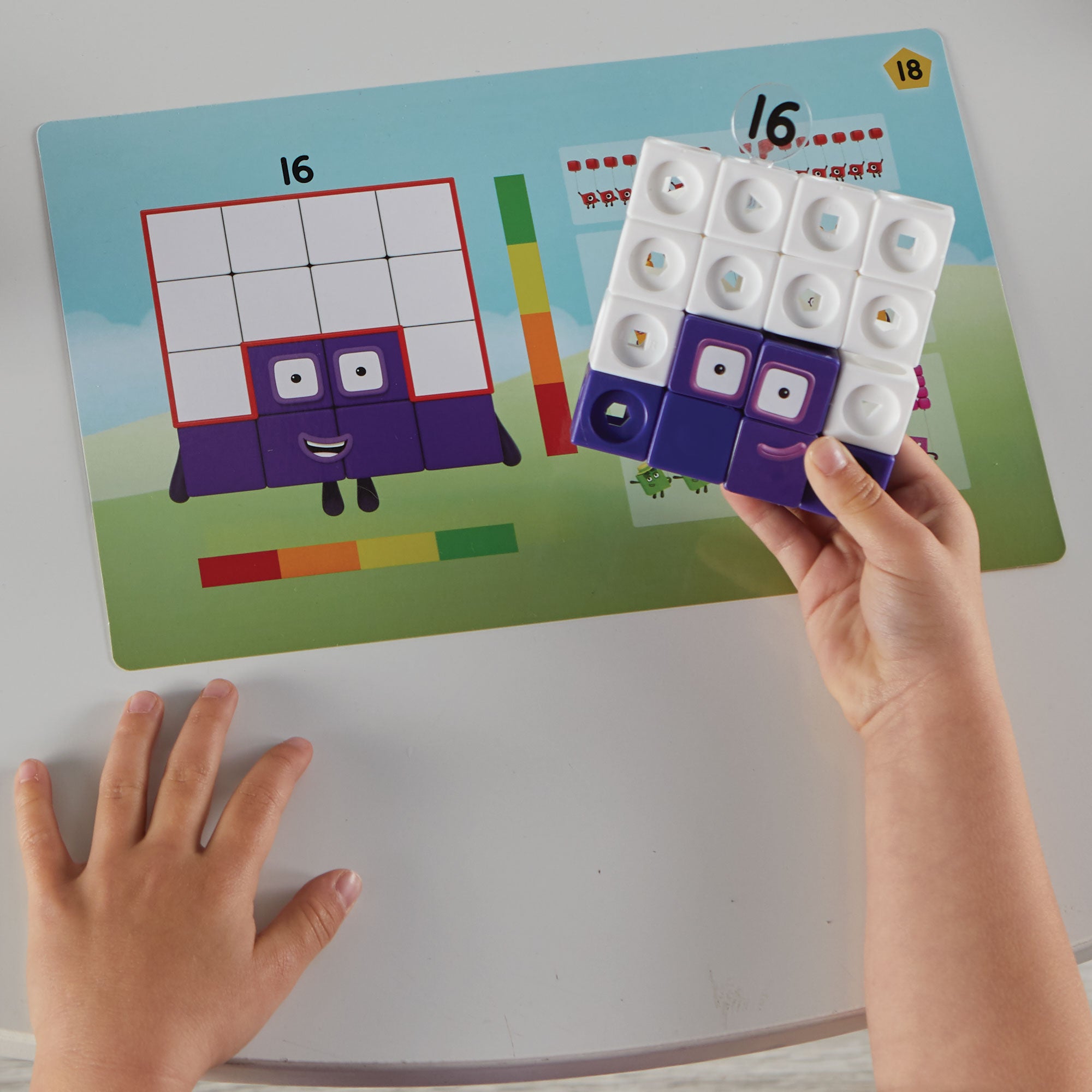 Hand2Mind - Numberblocks MathLink® Cubes 11-20 Activity Set