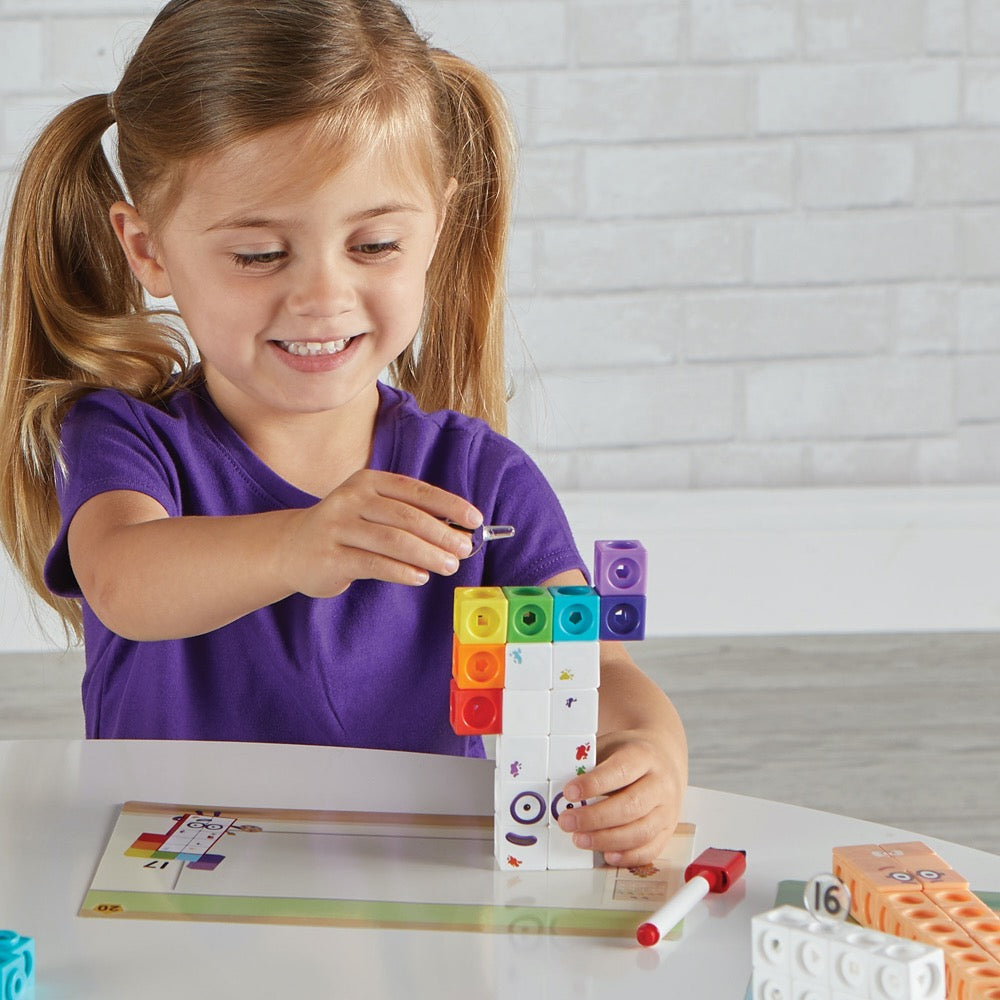 Hand2Mind - Numberblocks MathLink® Cubes 11-20 Activity Set
