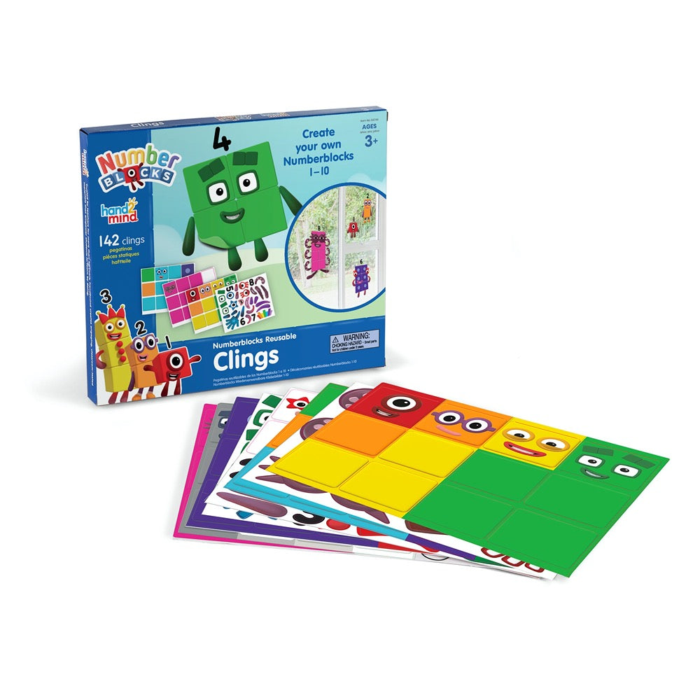 Hand2Mind - Numberblocks 1-10 Reusable Clings