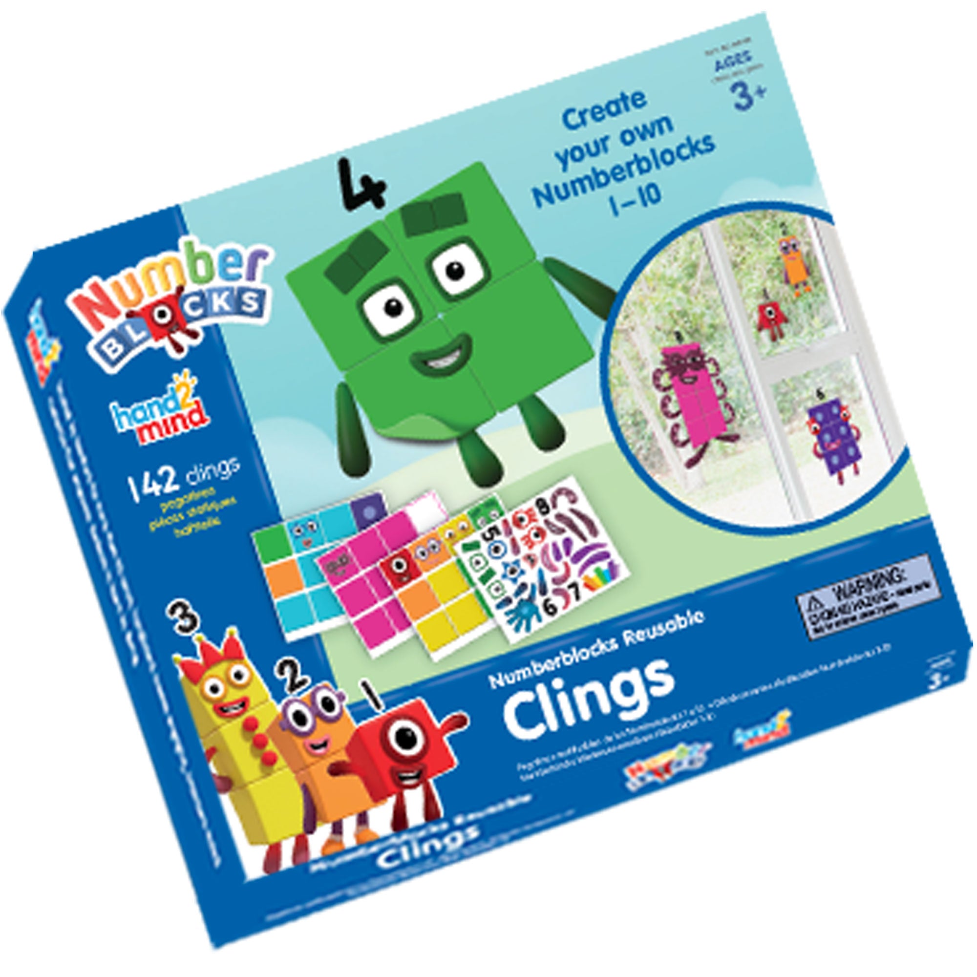 Hand2Mind - Numberblocks 1-10 Reusable Clings