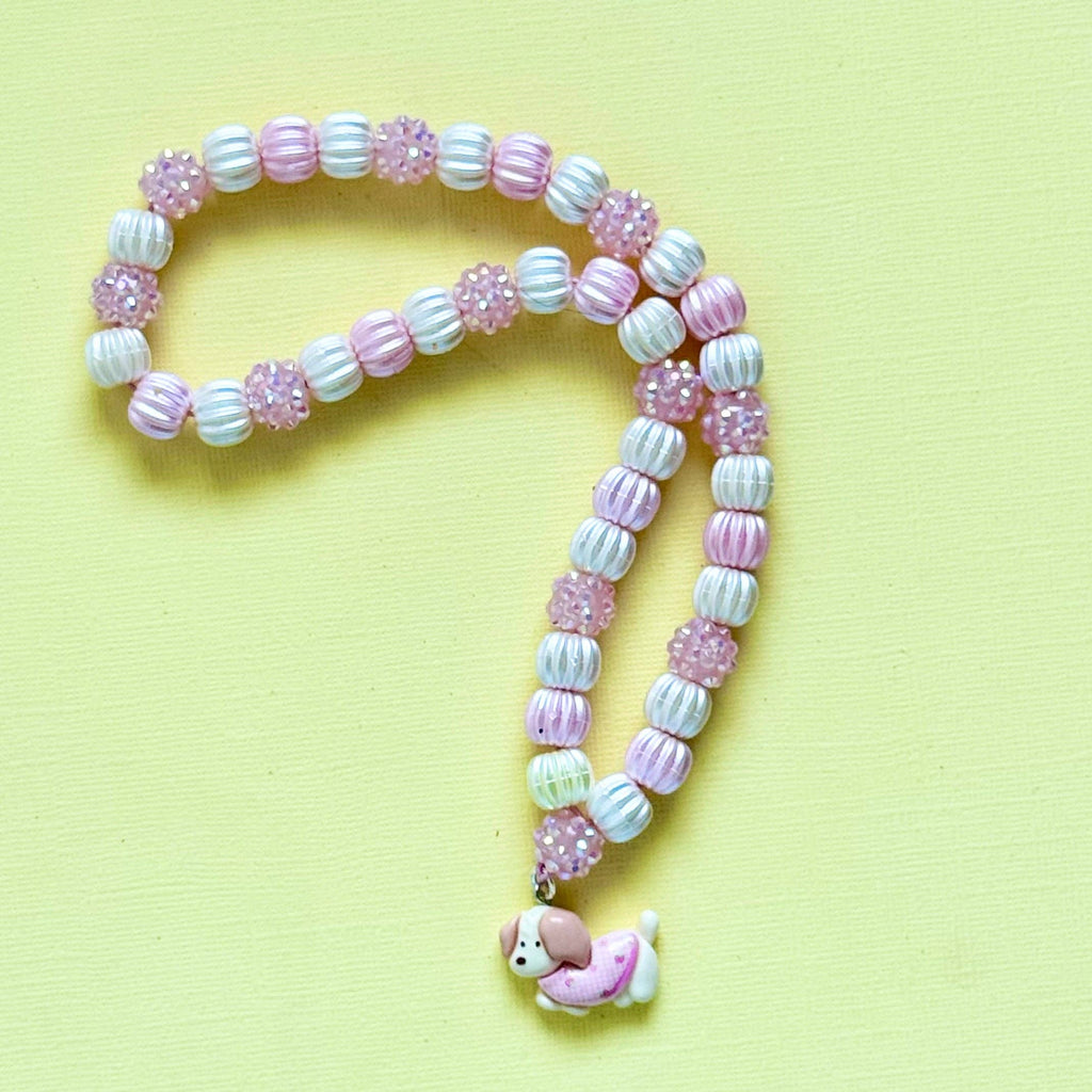 Sweet as Sugar Jewellery Beaded Necklace Puppy