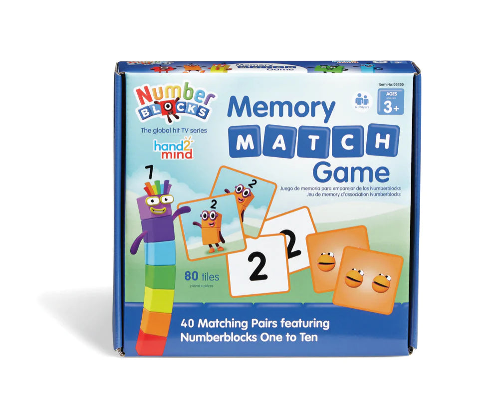 Hand2Mind - Numberblocks Memory Match Game
