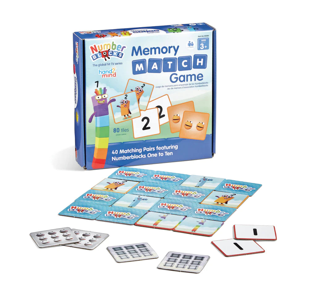 Hand2Mind - Numberblocks Memory Match Game