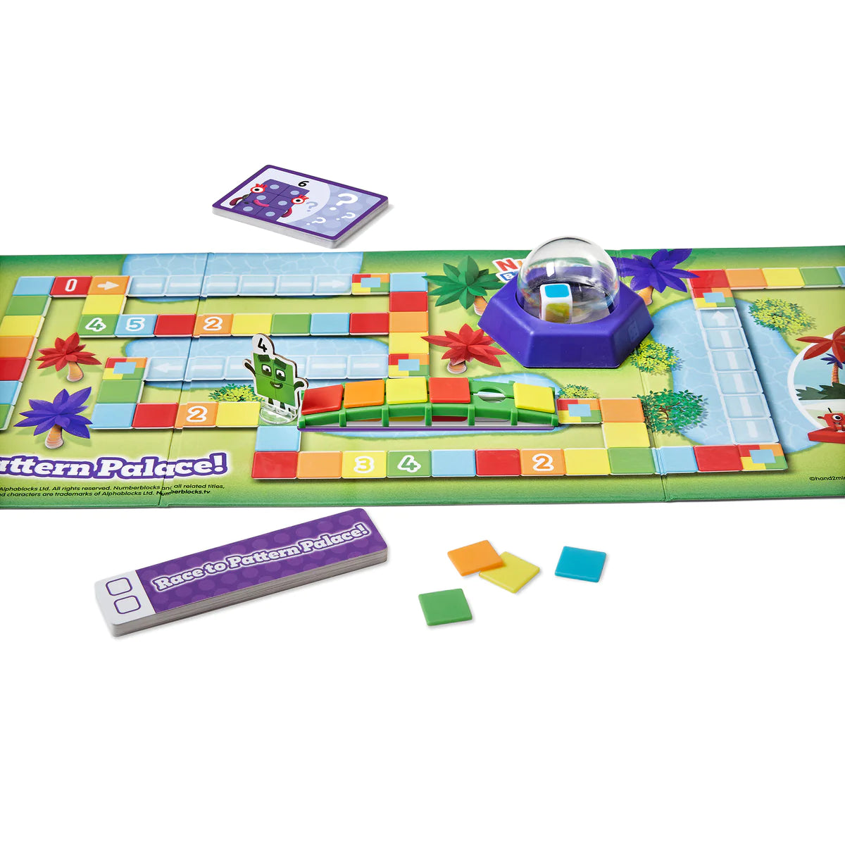 Hand2Mind - Numberblocks Race to Pattern Palace Board Game