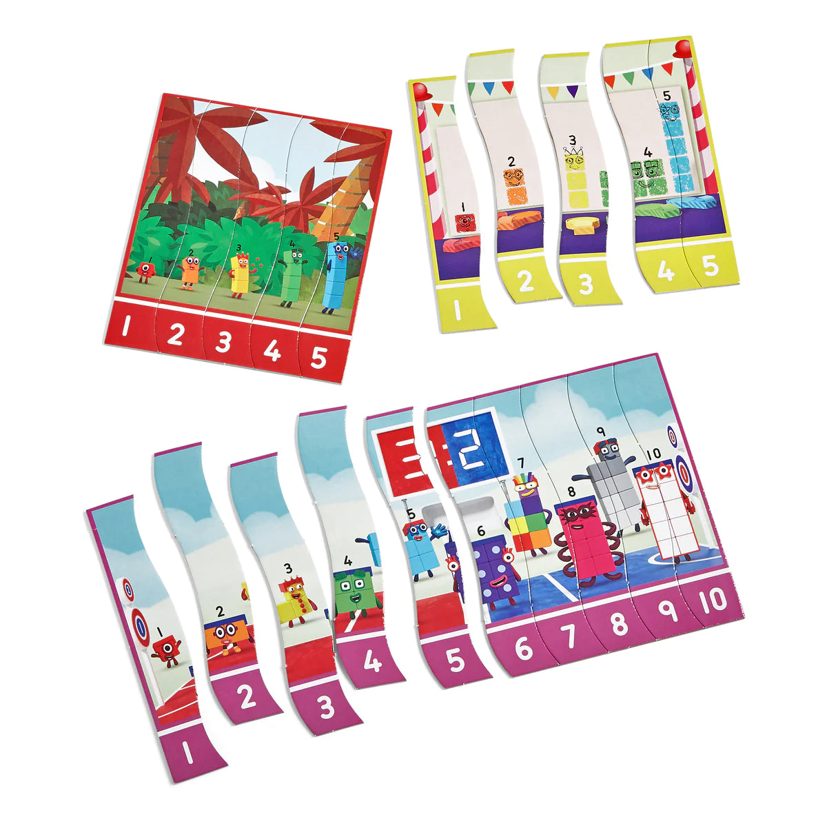 Hand2Mind - Numberblocks Sequencing Puzzle Set