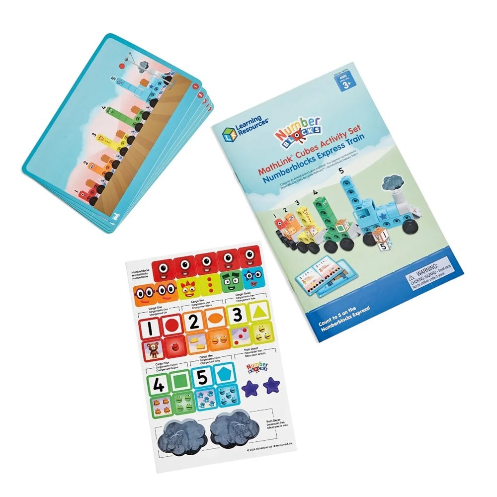 Learning Resources - Numberblocks Mathlink Cubes - Express Train Activity Set