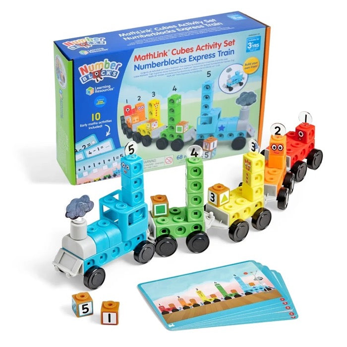 Learning Resources - Numberblocks Mathlink Cubes - Express Train Activity Set