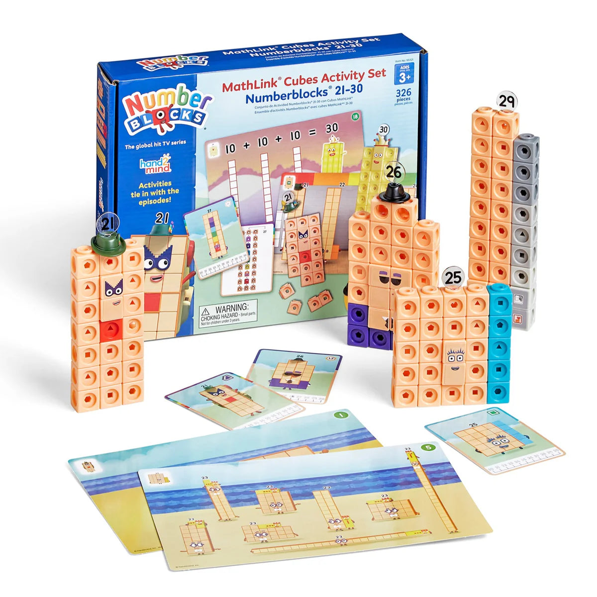 Hand2Mind - Numberblocks® MathLink® Cubes 21-30 Activity Set