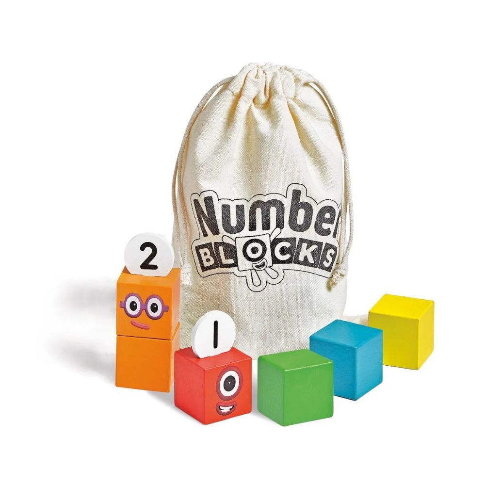 Hand2Mind - Numberblocks One to Five Wooden Blocks