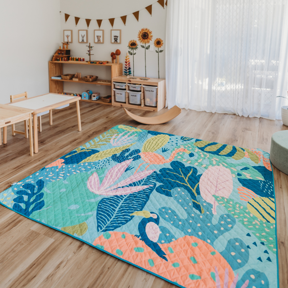 Rudie Nudie Designs - Flamingo-A-Go-Go Playmat [Large]