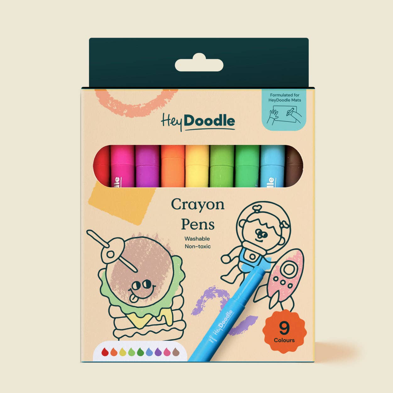 HeyDoodle - Washable Crayon Pens