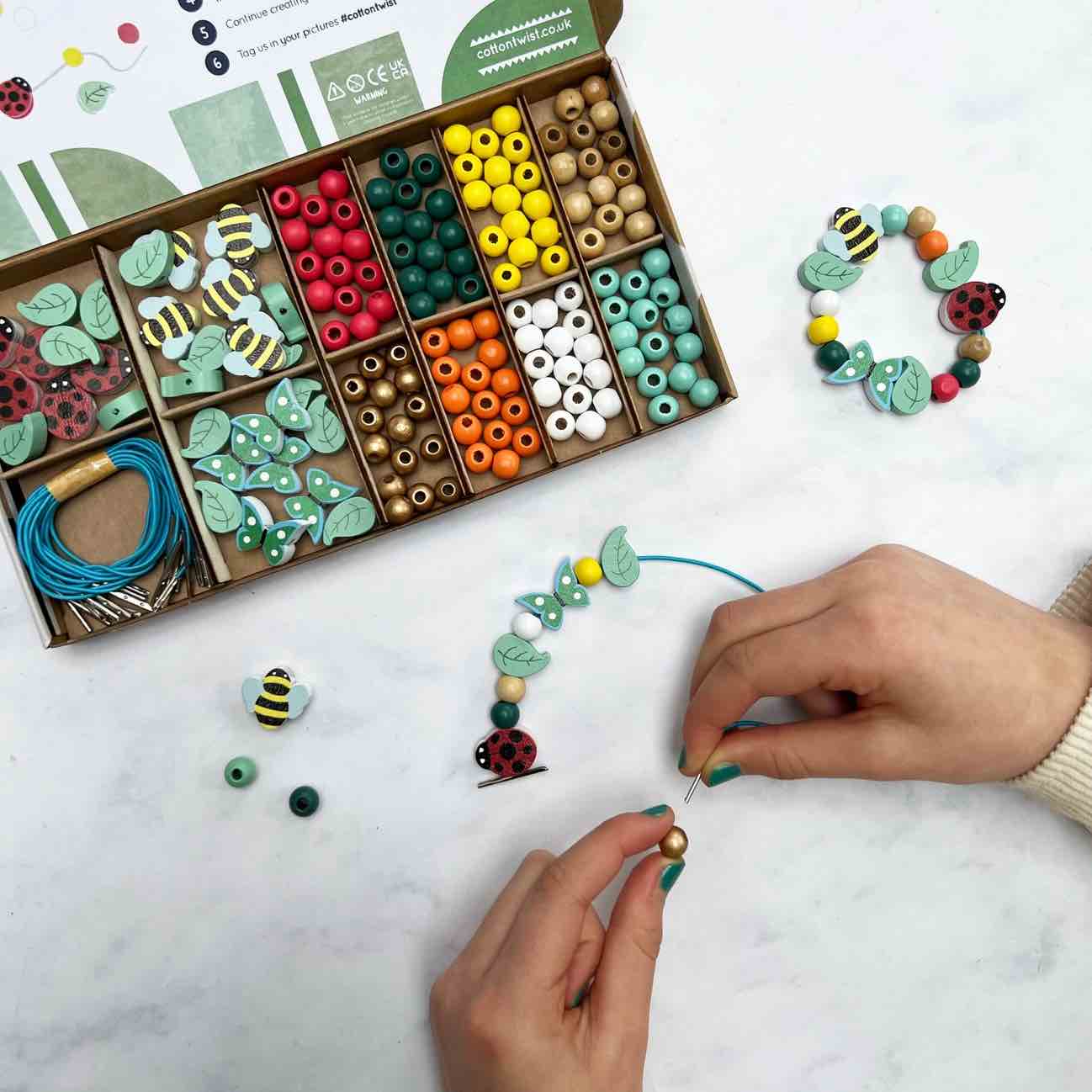 Cotton Twist - Minibeast Bracelet Making Kit