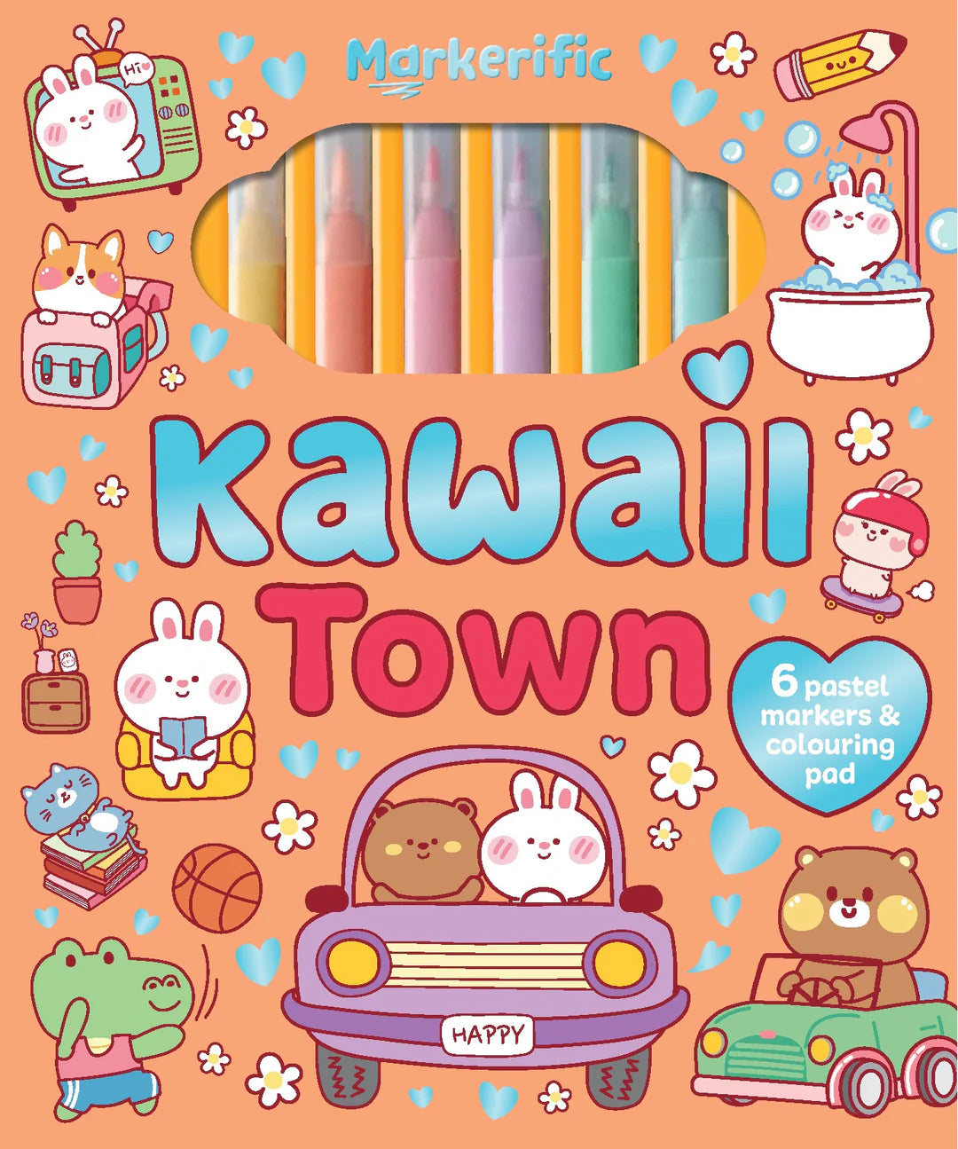 Book | Markerific - Activity Folder - Kawaii Town