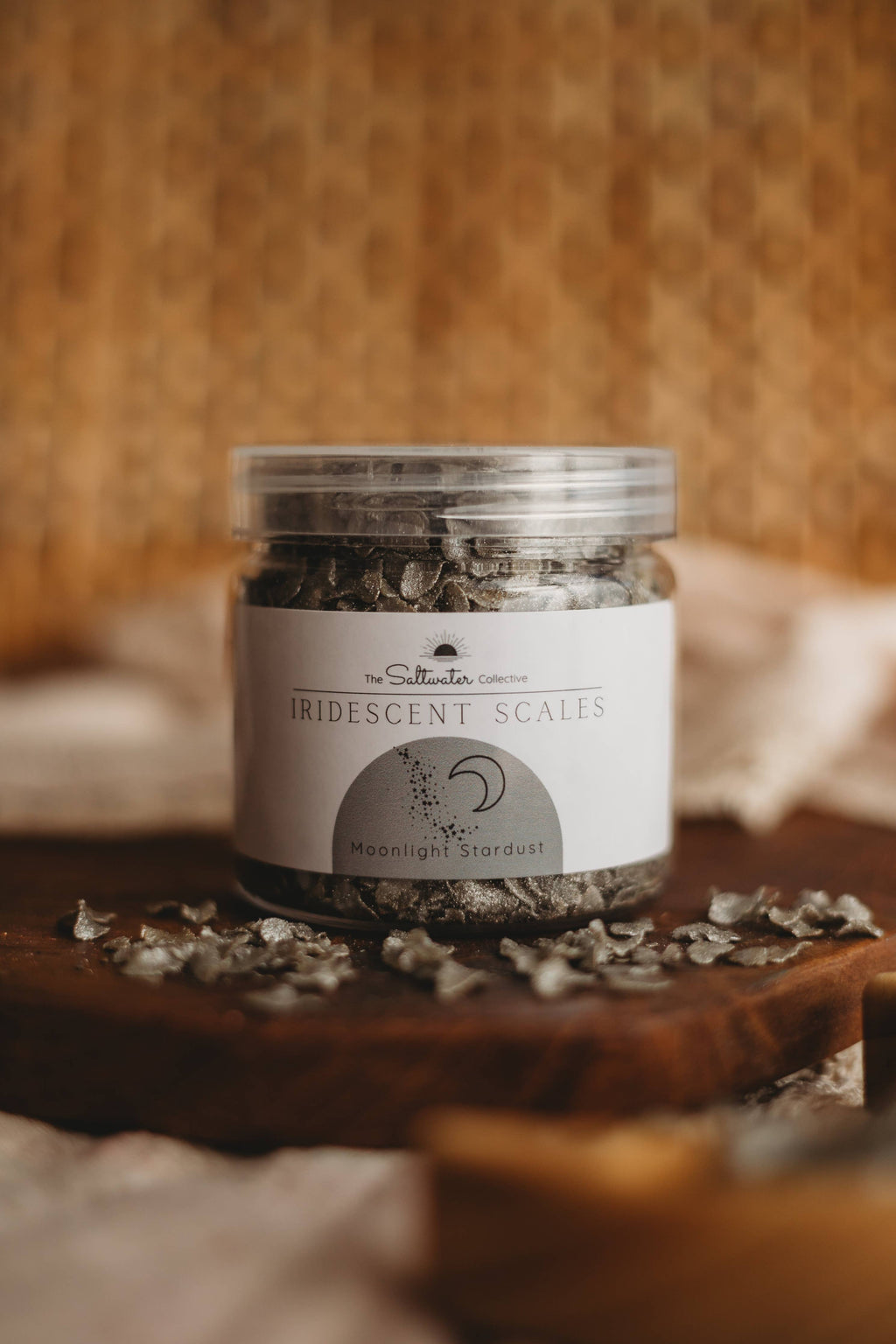 The Saltwater Collective - Moonlight Stardust - Black Iridescent Scales Small