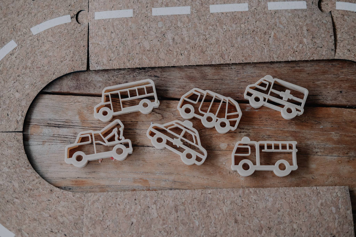 Kinfolk Pantry - Service Vehicle Cutter Set - Eco Playdough Tool