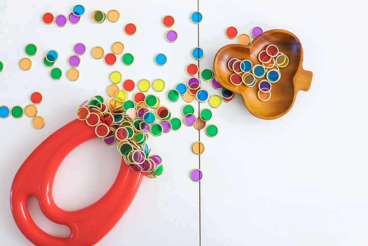 Learn & Grow - Metal Rimmed Counting Chips