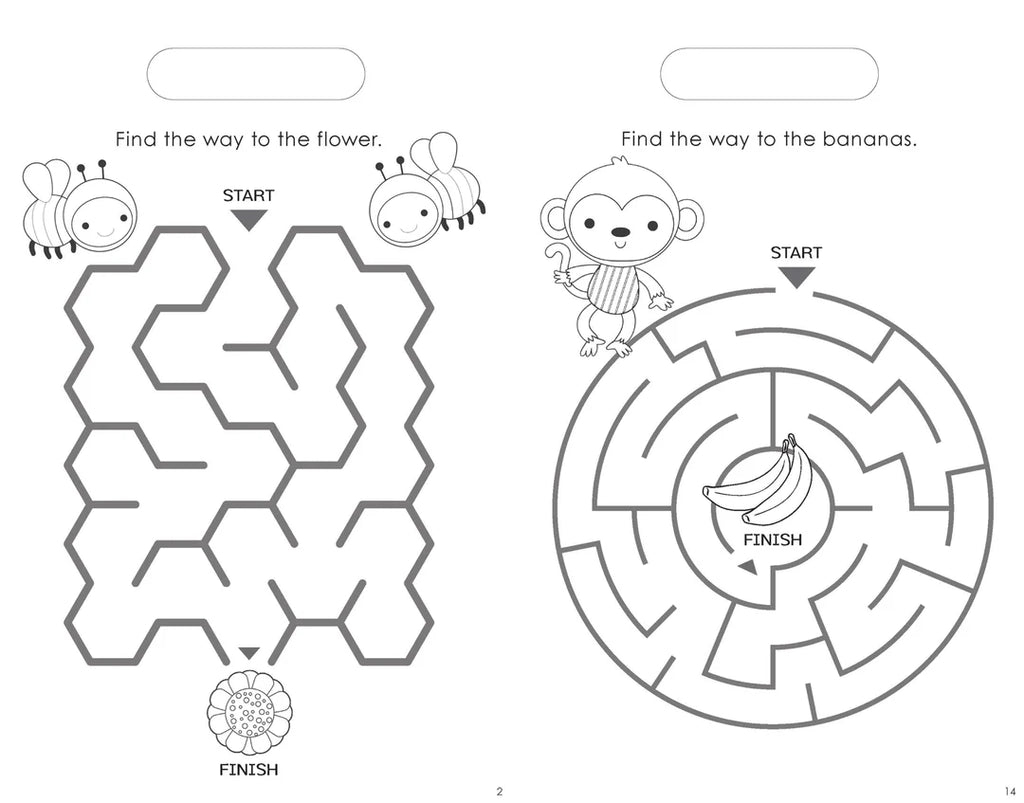Book | Little Genius Vol. 2 - Small Activity Pad - Mazes