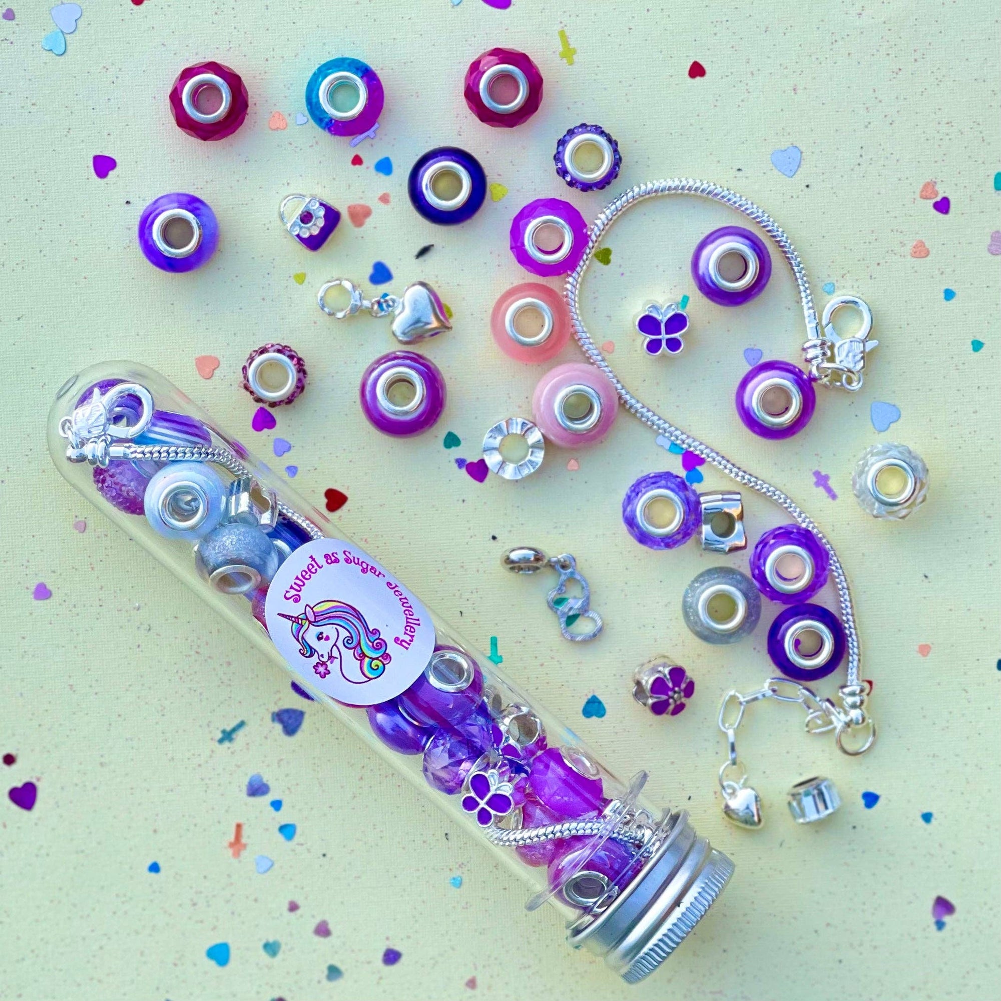 Sweet as Sugar Jewellery Making Kit Charm Bracelet Set