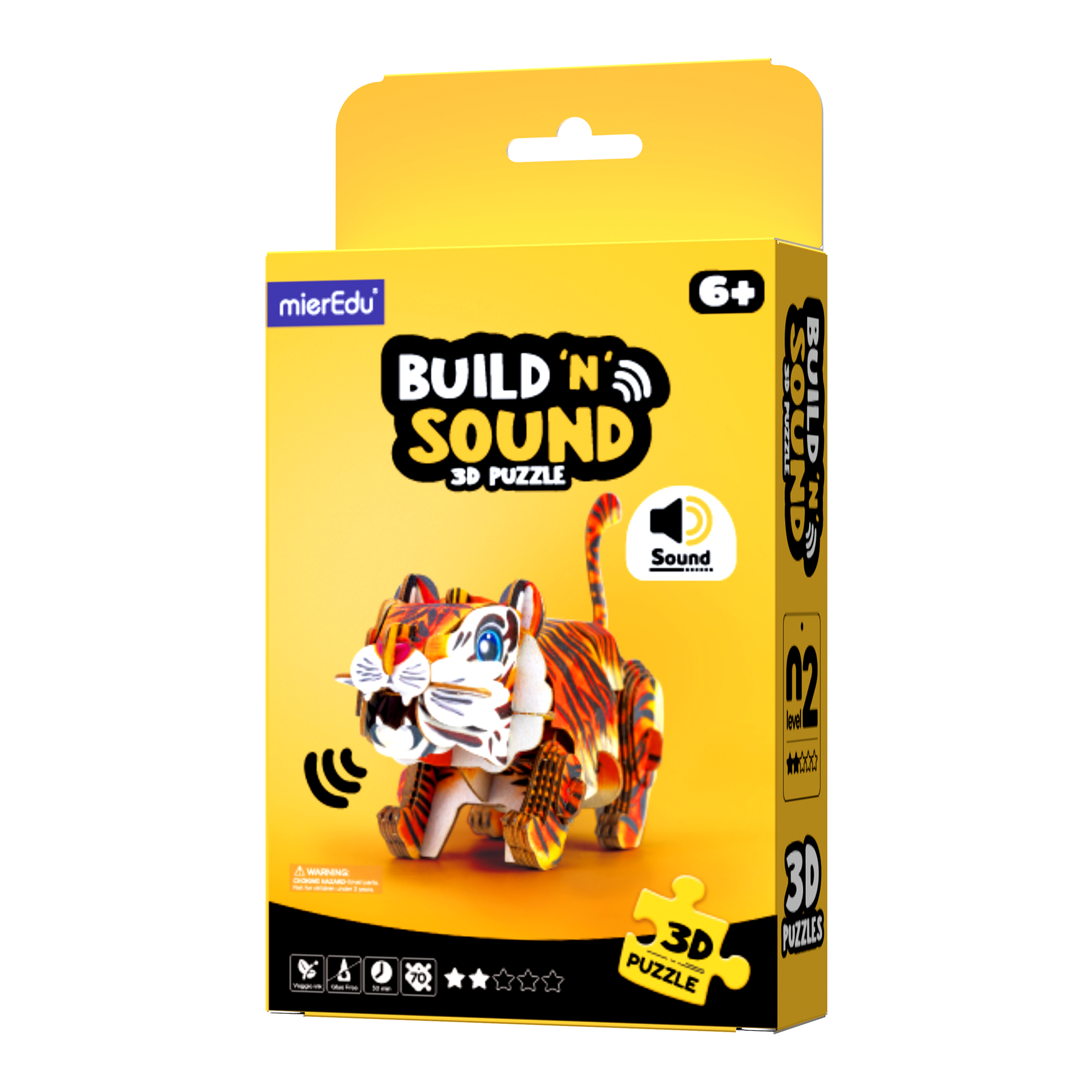 MierEdu - POPUZ BUILD 'N' SOUND 3D PUZZLE - Jungle