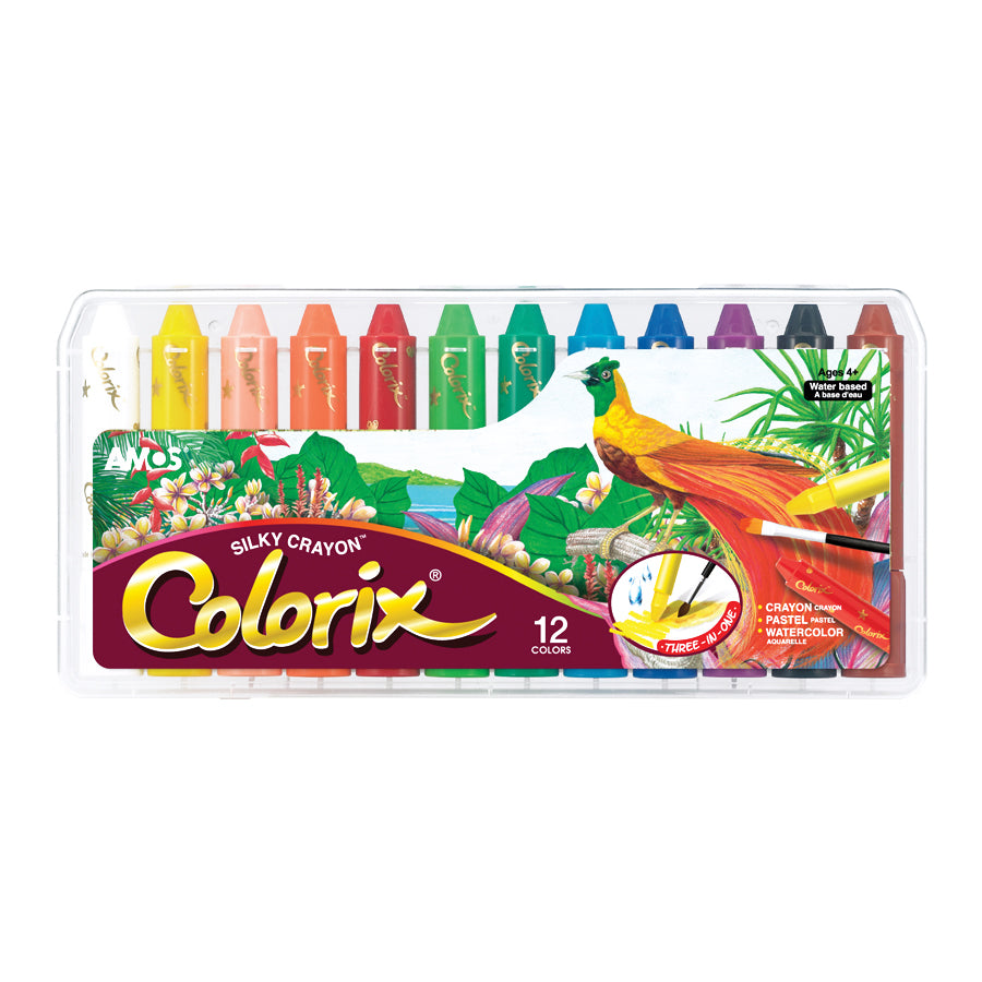 AMOS Colorix Crayons 12 pack Gift Case