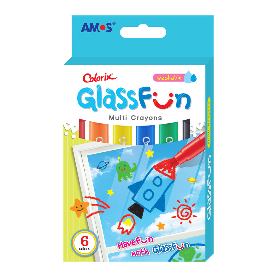 AMOS Glass Fun Colorix 6 Pack