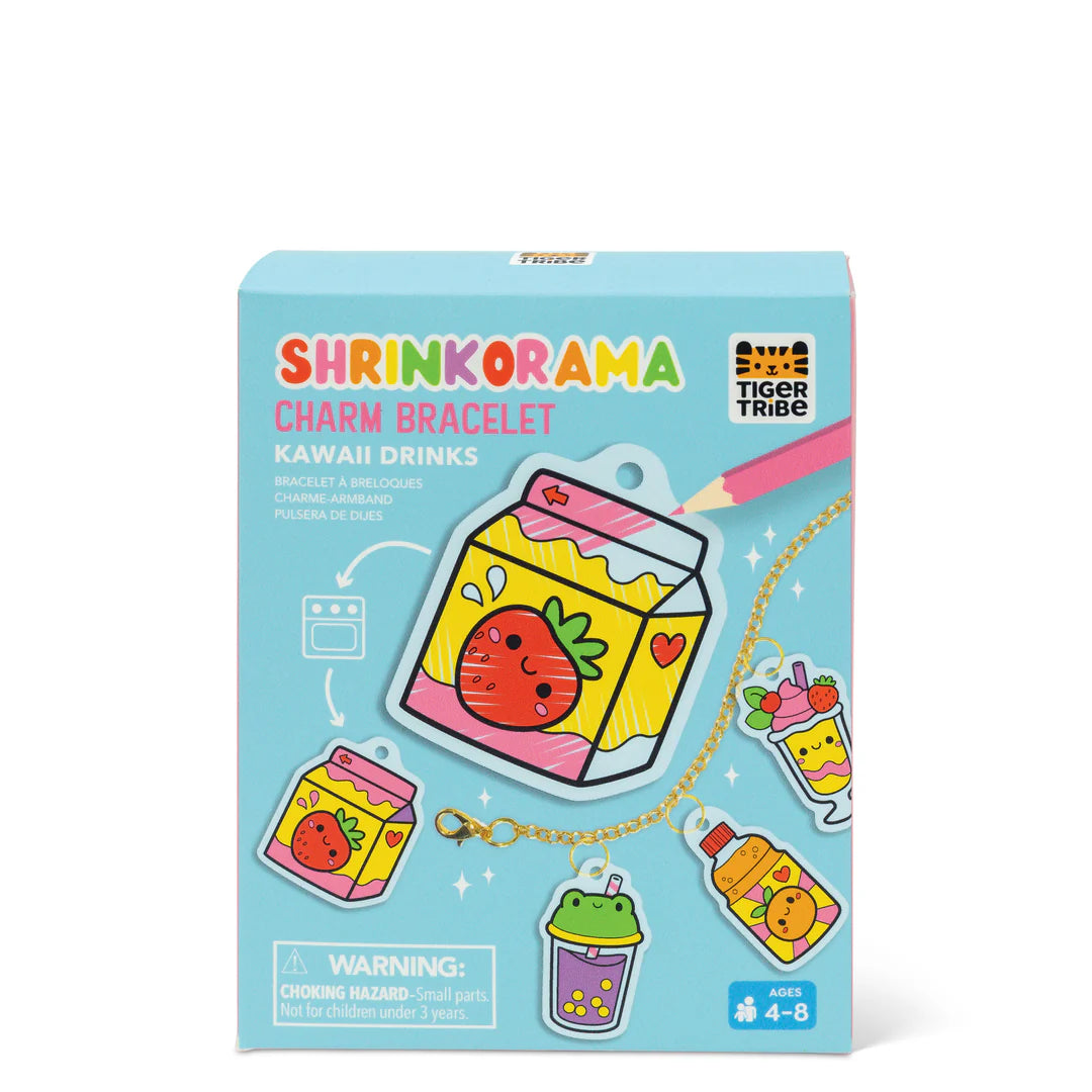 Tiger Tribe - Shrinkorama - Charm Bracelet - Kawaii Drinks
