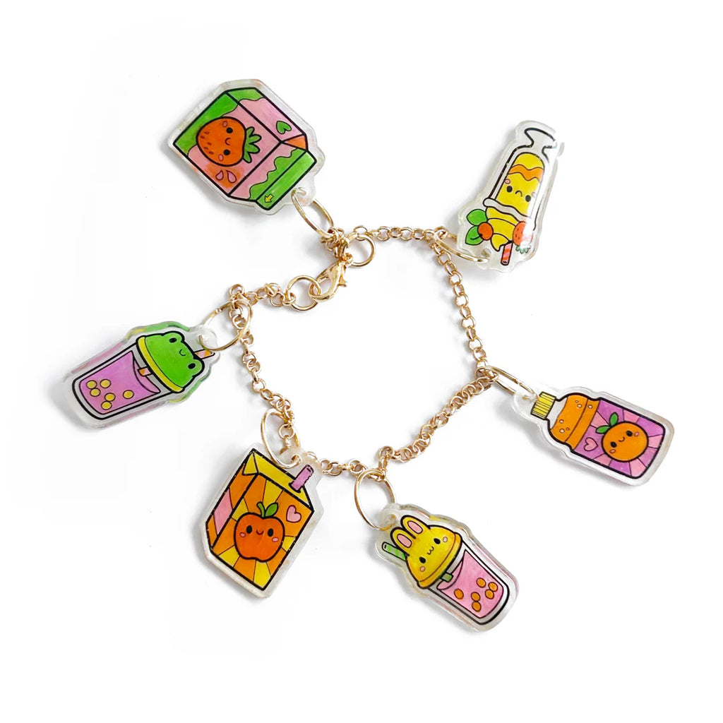 Tiger Tribe - Shrinkorama - Charm Bracelet - Kawaii Drinks