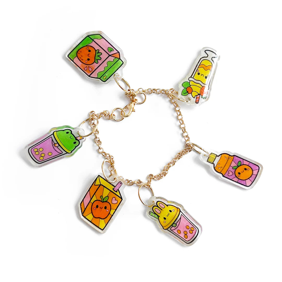Tiger Tribe - Shrinkorama - Charm Bracelet - Kawaii Drinks