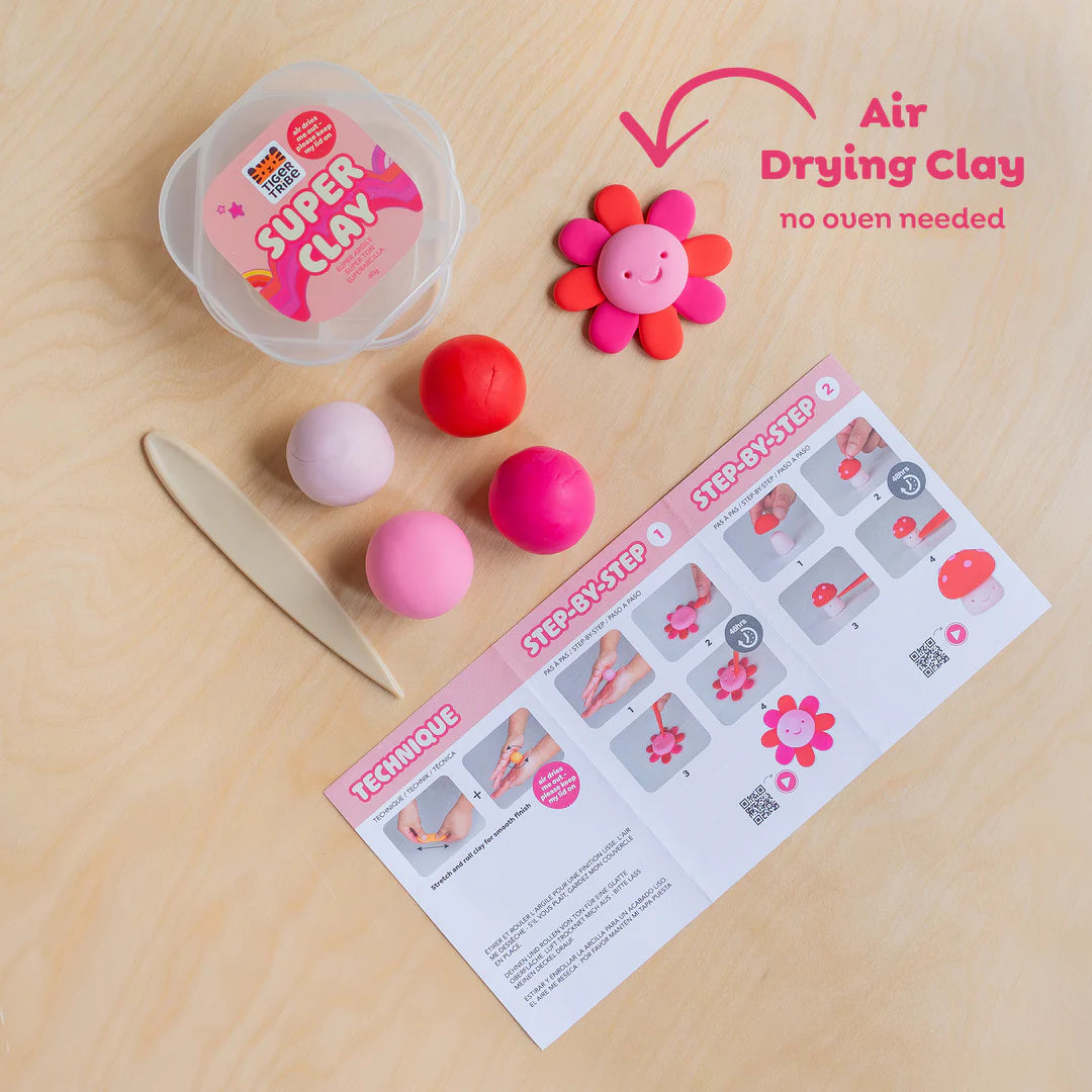 Tiger Tribe - Super Clay - Sunset (Pink + Red)