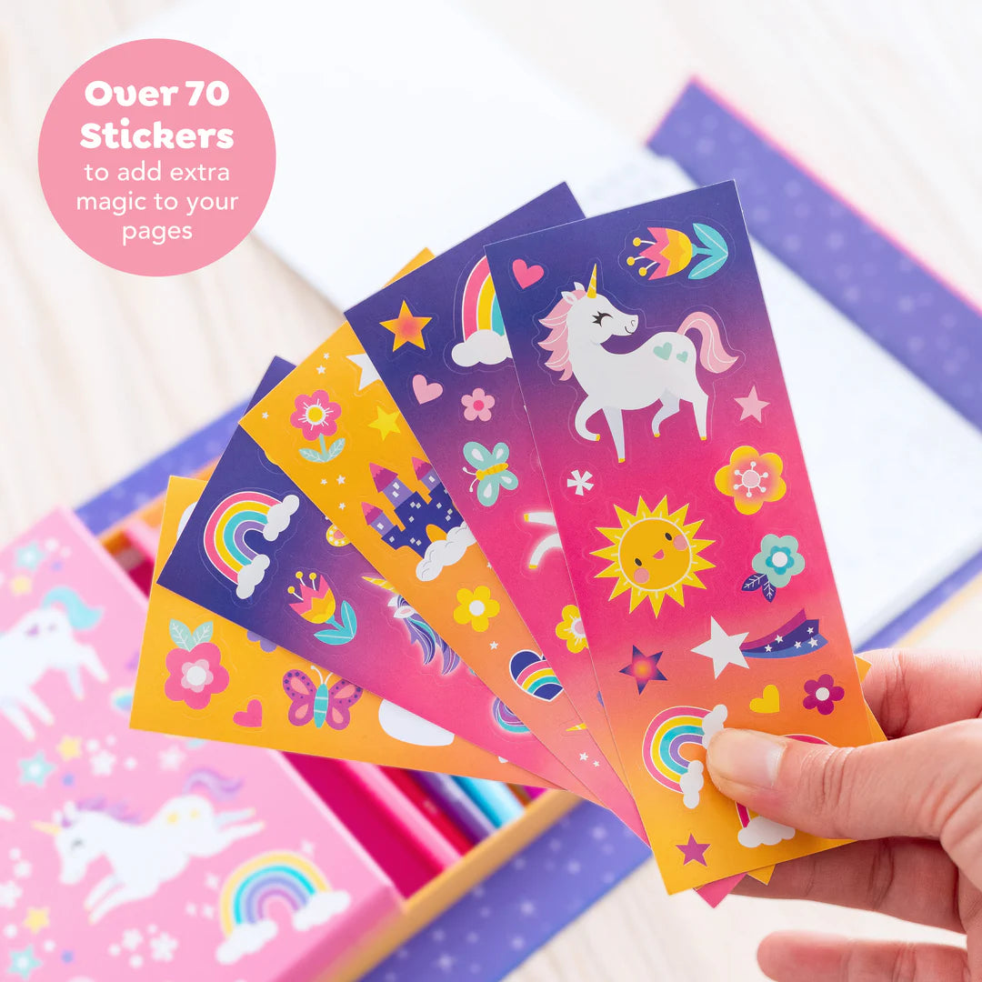 Tiger Tribe - Colouring Set - Unicorn Magic
