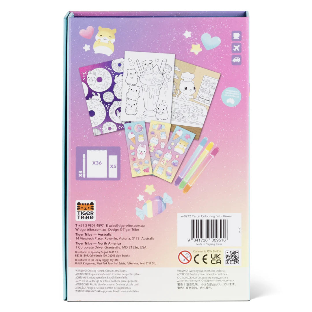 Tiger Tribe Colouring Set - Kawaii Cafe