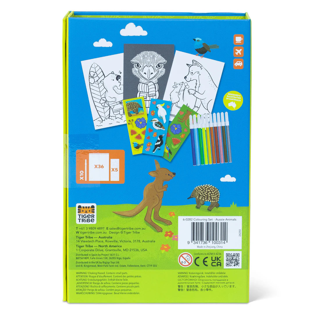 Tiger Tribe - Colouring Set - Aussie Animals