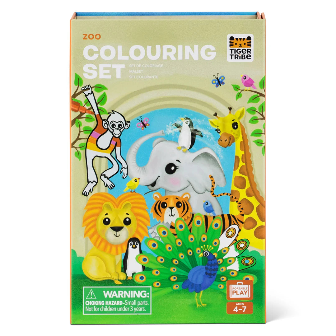 Tiger Tribe - Colouring Set - Zoo