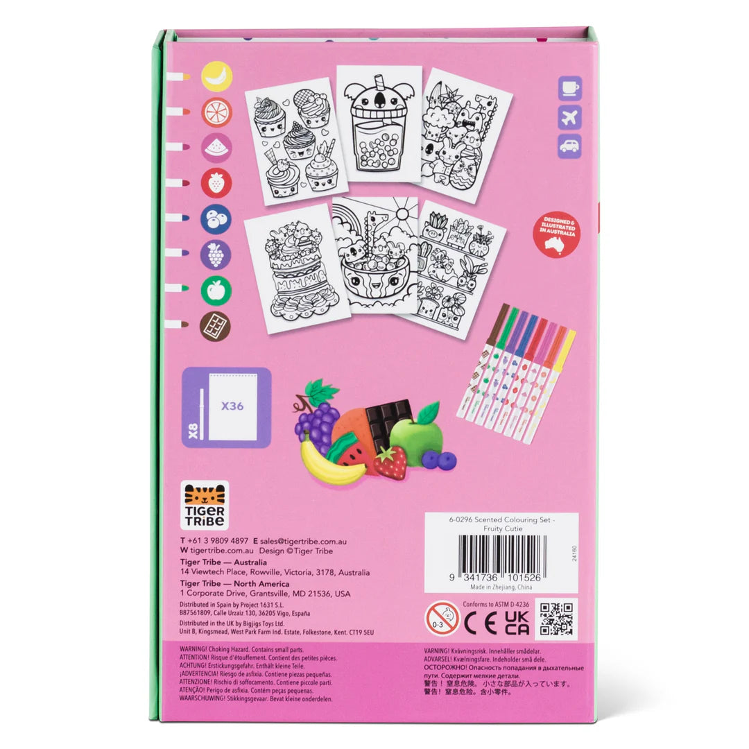 Tiger Tribe - Scented Colouring - Fruity Cutie