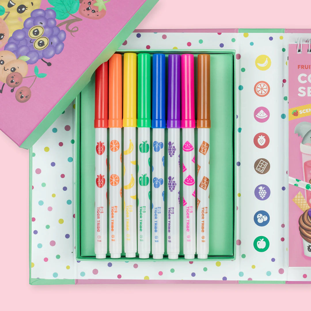Tiger Tribe - Scented Colouring - Fruity Cutie