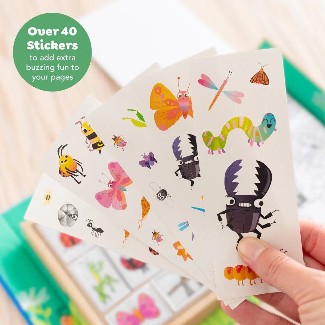 Tiger Tribe - Colouring Set - Backyard Bugs