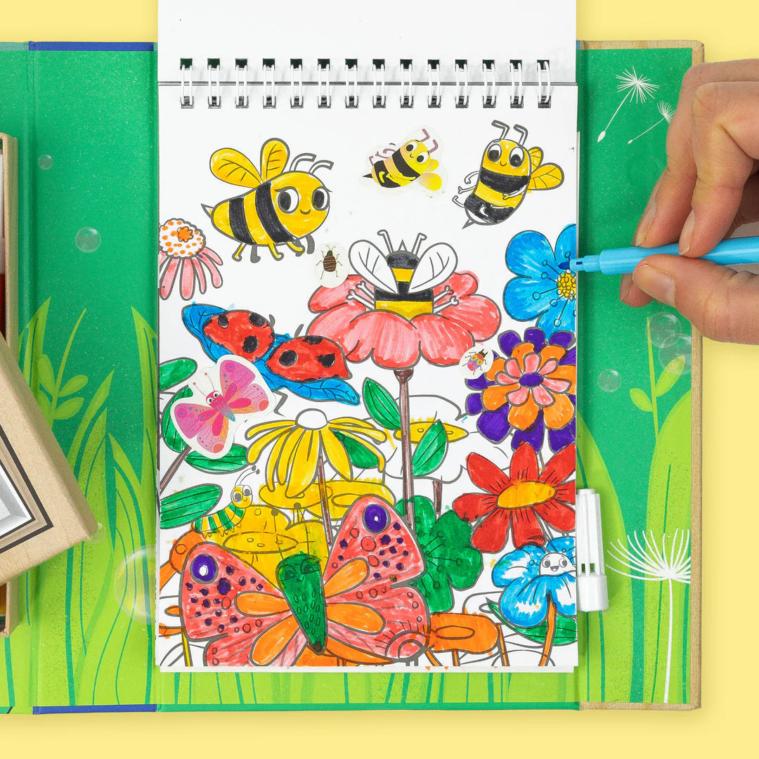 Tiger Tribe - Colouring Set - Backyard Bugs