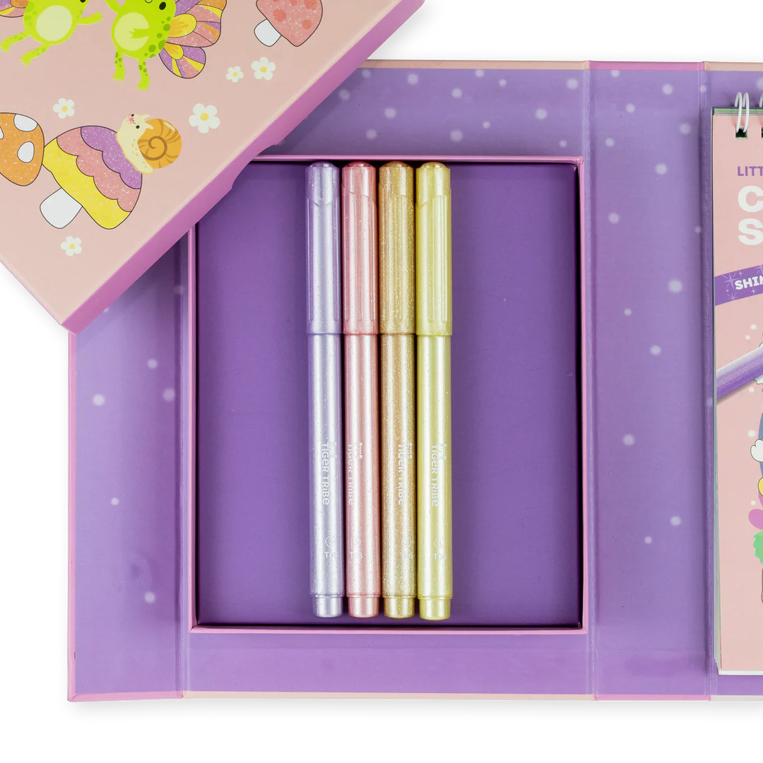 Tiger Tribe - Shimmer Colouring Set - Little Fairy Land
