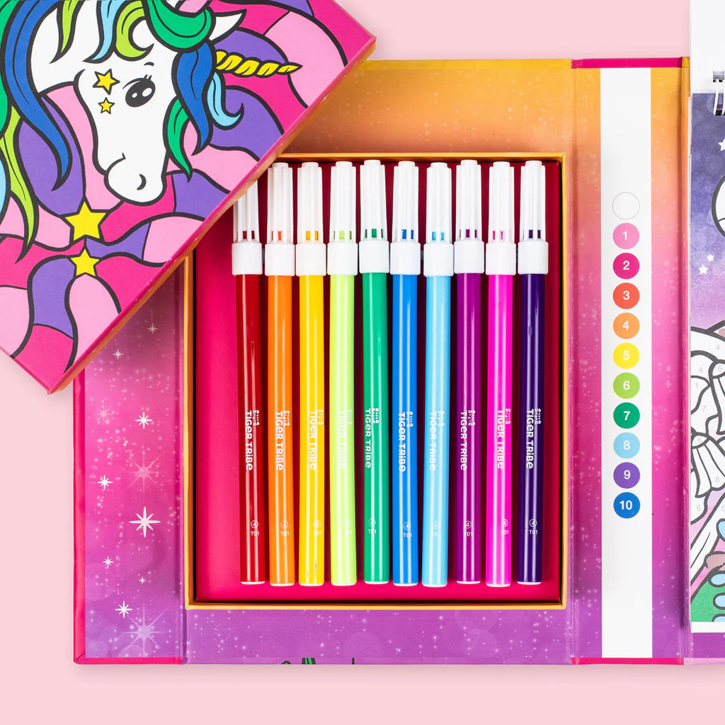 Tiger Tribe - Colour By Numbers - Unicorn Dreaming